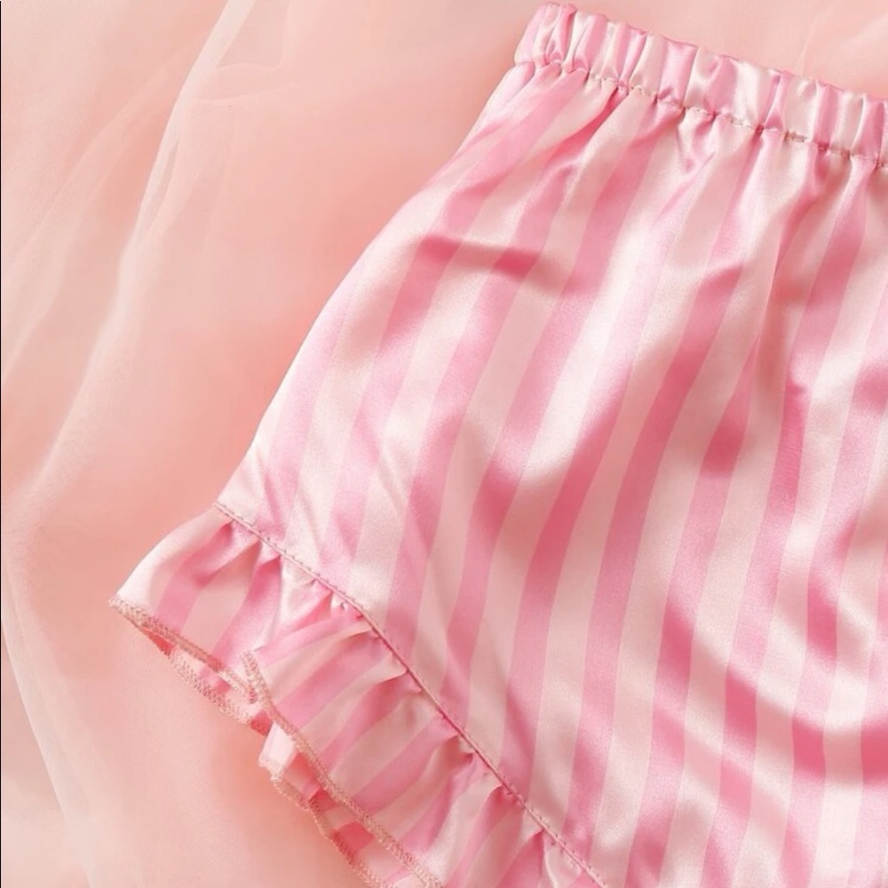 The Fav- Pink Night Time Two Piece Set Nwot - Picture 4 of 8